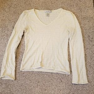 5/$25 Cute Nine West cream long sleeve